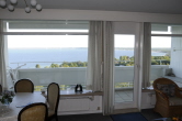 Unbehinderte Sicht aus der Wohnung auf die Ostsee